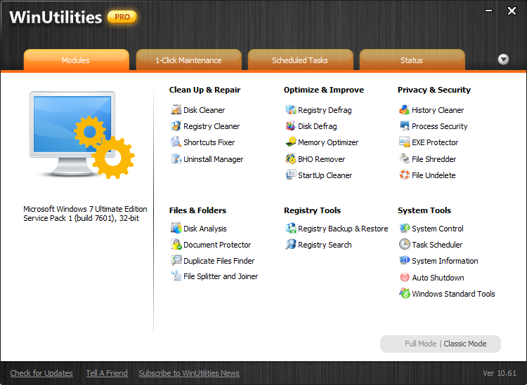 WinUtilities Professional Edition 10 21 